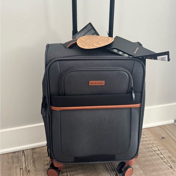 CHAMPS Classic II Collection 1-piece Softside Luggage  suitcase 24”Grey GREY - Picture 4 of 13